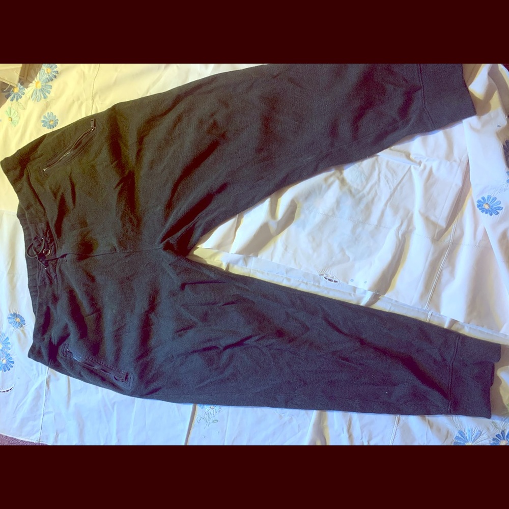 Green polo track pants